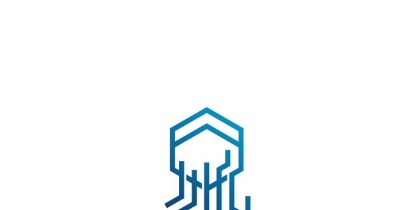 Шаблон логотипа на тему графика