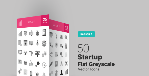 Набор иконок на тему графика