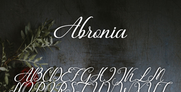 Шрифт на тему графика