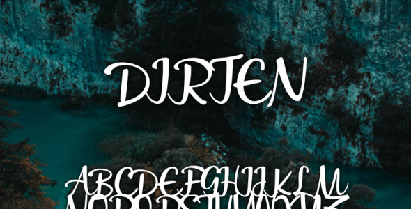 Шрифт на тему графика