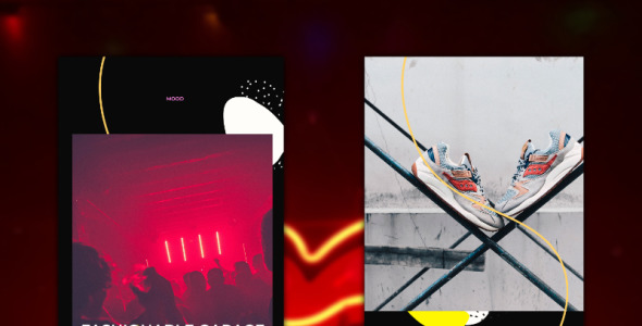 Шаблон для соцсетей на тему графика