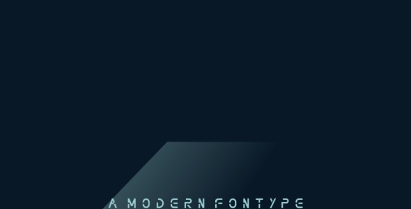 Шрифт на тему графика