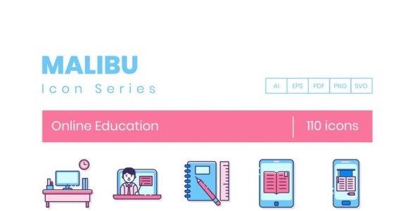 Набор иконок на тему графика