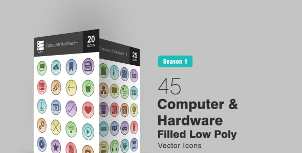 Набор иконок на тему графика