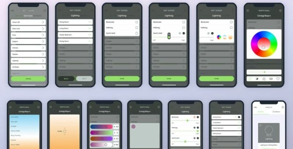 UI элементы на тему графика