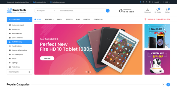 тема sm smartech magento