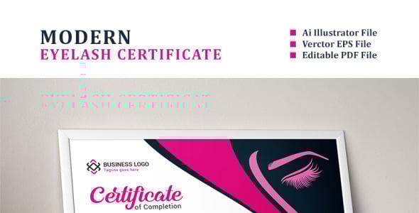 Шаблон сертификата на тему графика