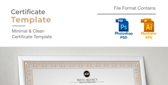 Шаблон сертификата на тему графика