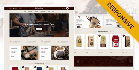 Coffee Store OpenCart Template