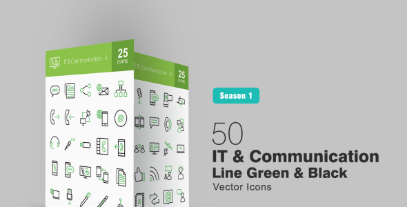 Набор иконок на тему графика