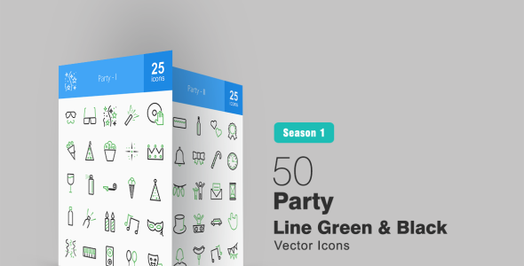 Набор иконок на тему графика