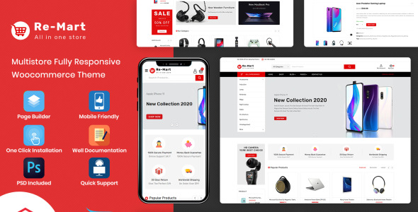 тема многоцелевого электронного магазина woocommerce