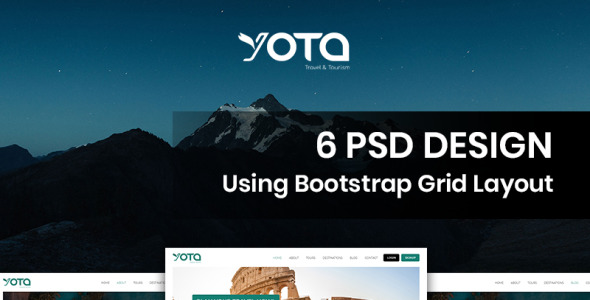 PSD шаблон на тему графика