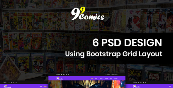 PSD шаблон на тему графика