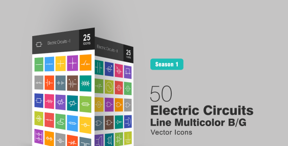 Набор иконок на тему графика