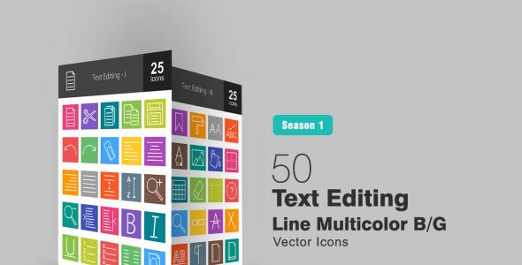 Набор иконок на тему графика