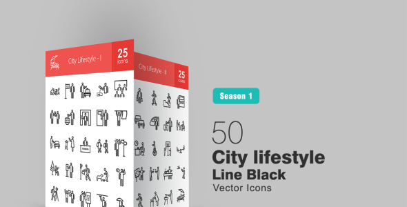 Набор иконок на тему графика