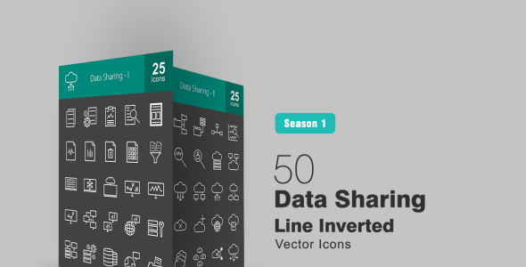 Набор иконок на тему графика