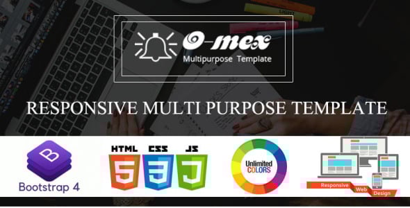 omex отзывчивый универсальный шаблон веб-сайта