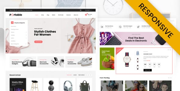 мегастор отзывчивая тема woocommerce