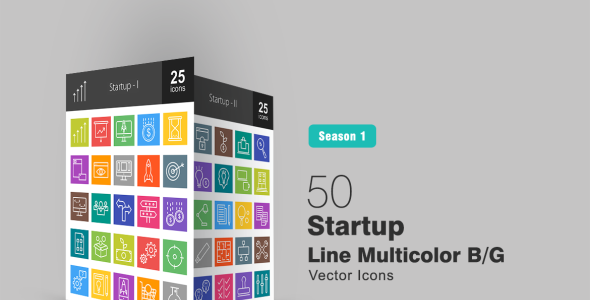 Набор иконок на тему графика