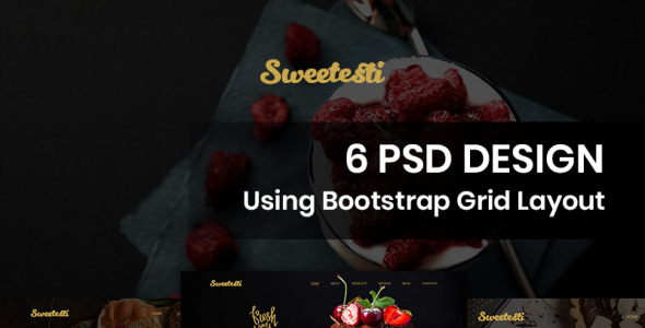 PSD шаблон на тему графика