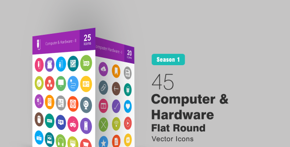 Набор иконок на тему графика