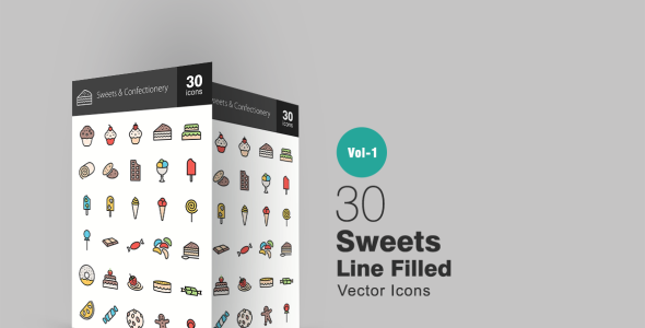 Набор иконок на тему графика