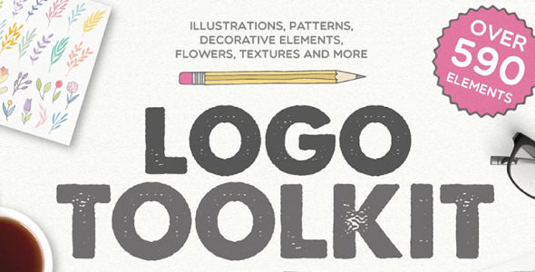 Шаблон логотипа на тему графика