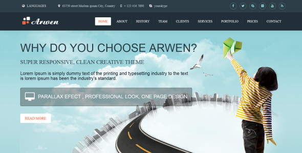 адаптивный шаблон onepage joomla