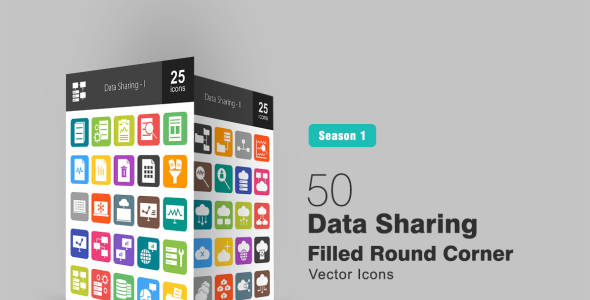 Набор иконок на тему графика