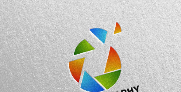 Шаблон логотипа на тему графика