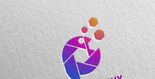 Шаблон логотипа на тему графика