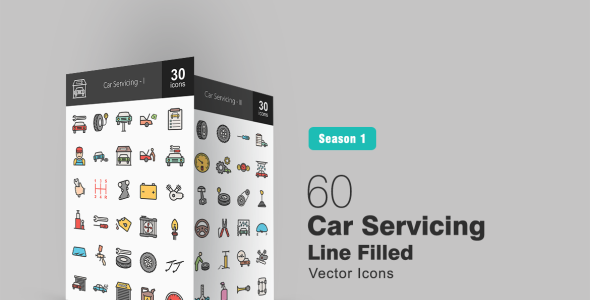 Набор иконок на тему графика