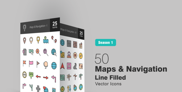 Набор иконок на тему графика