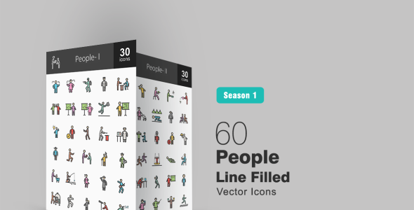 Набор иконок на тему графика