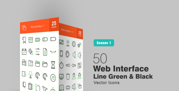 Набор иконок на тему графика