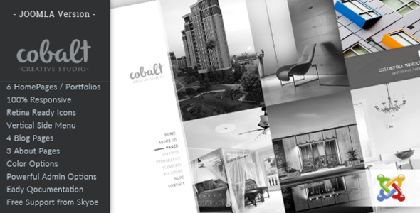 отзывчивый архитектор и креативы joomla шаблон