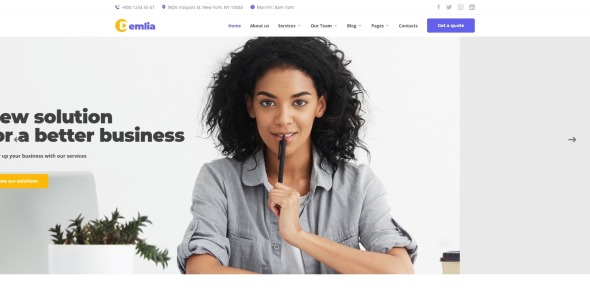 шаблон сайта бизнес-консалтинга