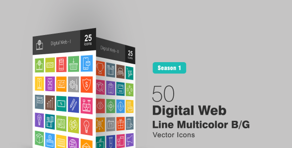 Набор иконок на тему графика