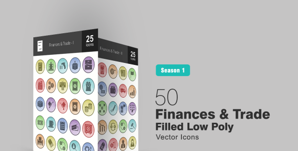 Набор иконок на тему графика