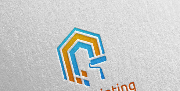 Шаблон логотипа на тему графика