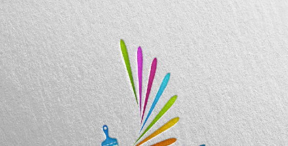 Шаблон логотипа на тему графика