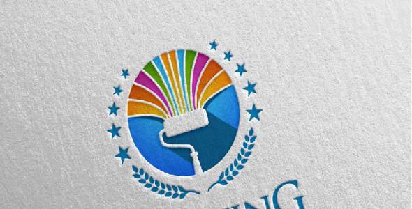 Шаблон логотипа на тему графика