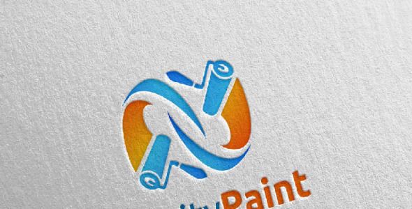 Шаблон логотипа на тему графика