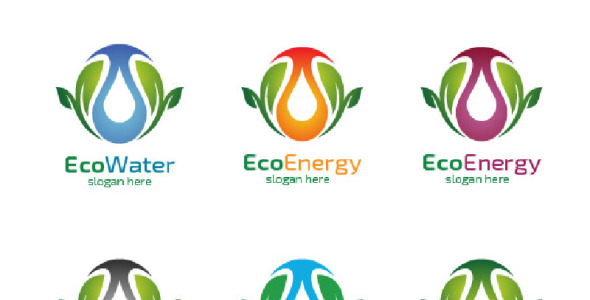 Шаблон логотипа на тему графика