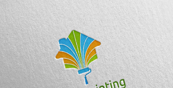 Шаблон логотипа на тему графика