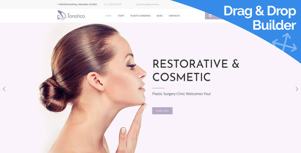 косметическая хирургия moto cms 3 шаблон