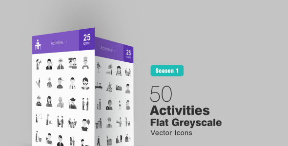 Набор иконок на тему графика