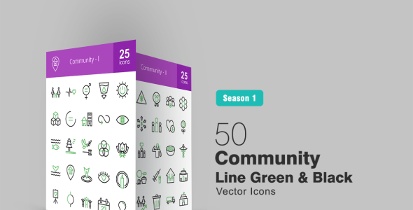 Набор иконок на тему графика